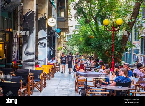 Cafe Exarchia Athens Hi Res Stock Photography And Images Alamy