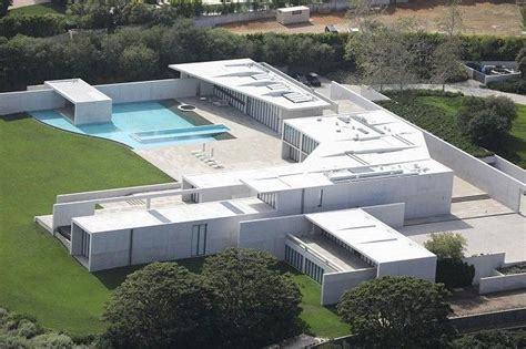 Luxury House Plans: A Modern Mansion with a Pool