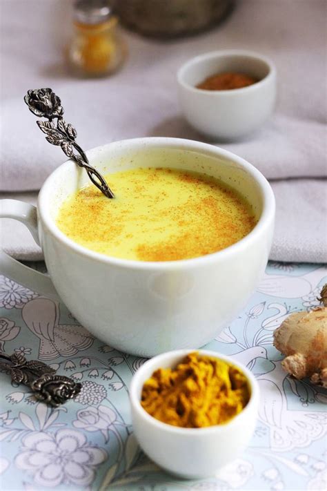 Veganes Rezept Goldene Milch Mit Kurkuma Ingwer Und Zimt Ich Lebe Gr N