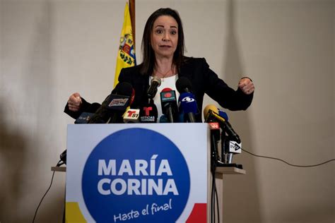 Carta A Mar A Corina Machado El Nacional