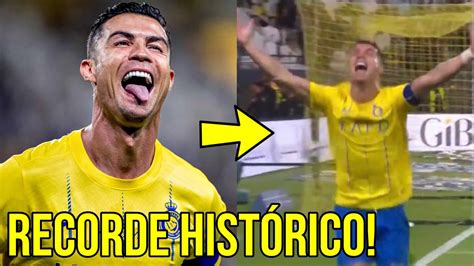 O MELHOR CRISTIANO RONALDO QUEBRA RECORDE HISTÓRICO DA LIGA SAUDITA