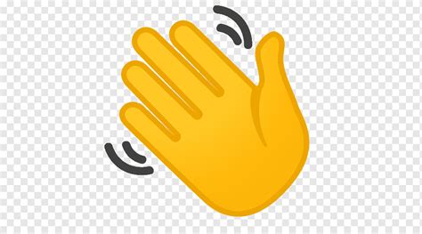 Emoji Human Skin Color Hand Noto Fonts Wave Emoji Hand Material