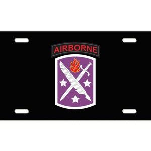 Us Army Division Th Civil Affairs Brigade Ssi Aluminum License Plate