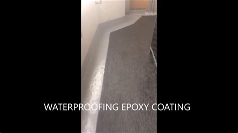 Waterproofing Epoxy Coating Youtube