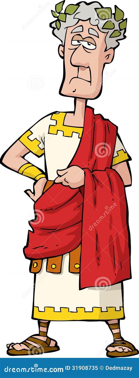 Cartoon Roman Legionary Royalty Free Stock Photo