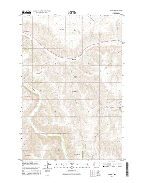 Mytopo Zumwalt Washington Usgs Quad Topo Map