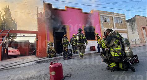 Incendio De Casa En La Zona Centro De Saltillo Causa Intensa