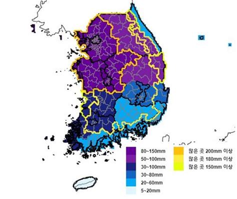 오늘 밤 수도권·충북 북부 또 시간당 70㎜ 이상 집중호우 스포츠조선