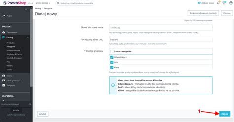 Zarządzanie kategoriami i podkategoriami Prestashop PrestaPRO