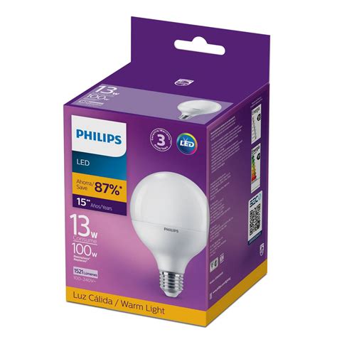 Ferreteria anahi Foco LED Globo Luz Cálida 13W