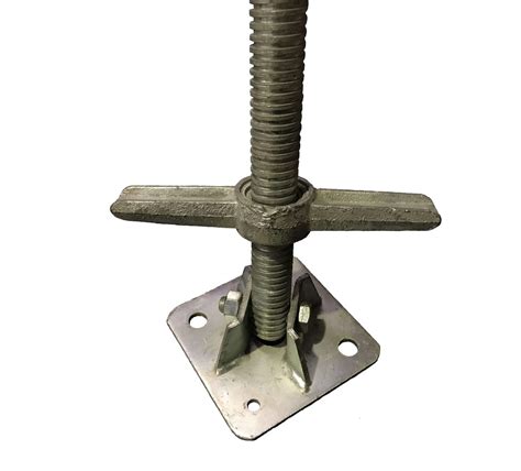 Steel Jack For Aluminium Scaffolding Base Mr Scaffold