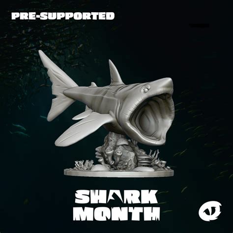 3D Printable Basking Shark by Insight Miniatures