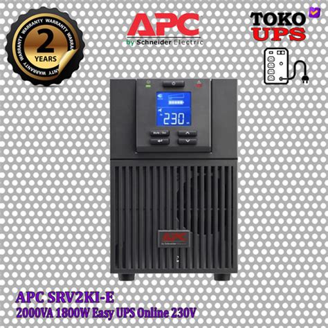 Promo UPS APC SRV2KI E 2000VA 1800W Easy Smart UPS Online Bubble Kayu