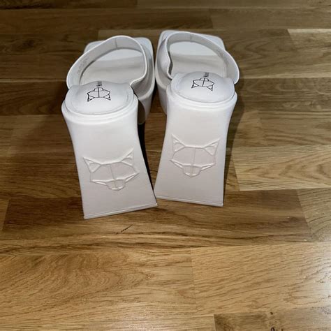 Naked Wolfe White Platform New No Box Has Scruffs Depop
