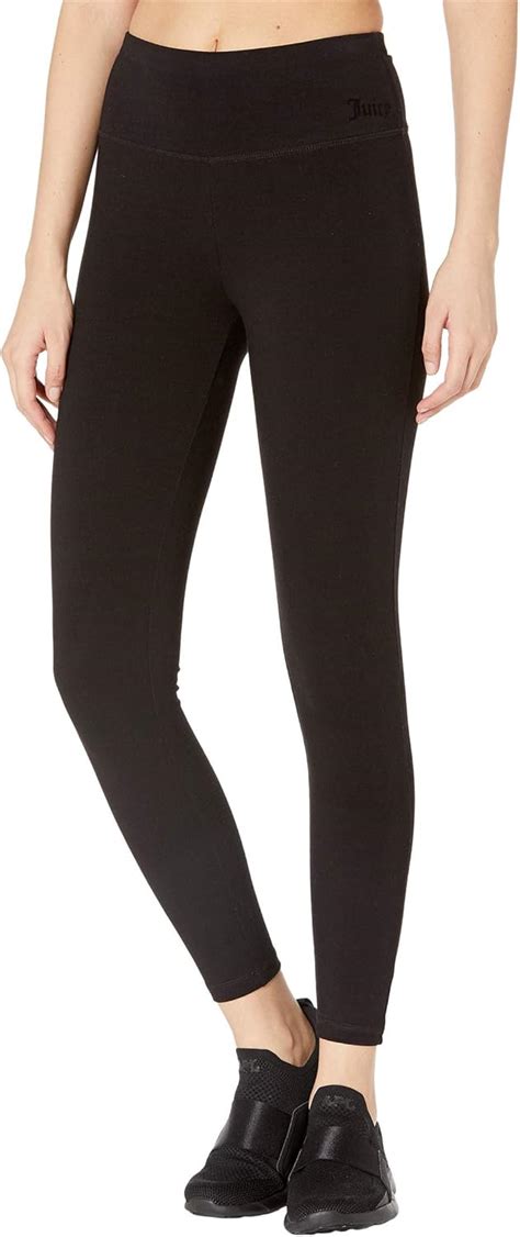 Juicy Couture Womens Essential High Waisted Cotton Legging At Amazon Womens Clothing Store