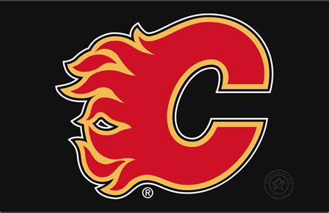 Calgary Flames Logo - Primary Dark Logo - National Hockey League (NHL ...