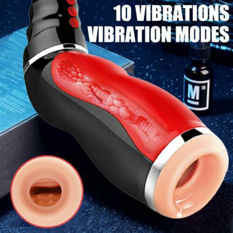 Male Masturbators For Men Hands Free Stroker Heating Cup Blowjob Machine Sex Toy EBay