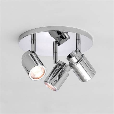 Astro Como Triple Round Polished Chrome Bathroom Spotlight At UK