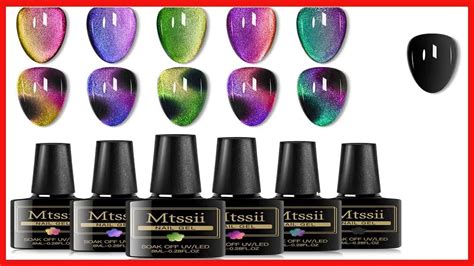 Mtssii Cat Eye Gel Nail Polish Moonstone Cat Eye Chameleon Magnetic Gel