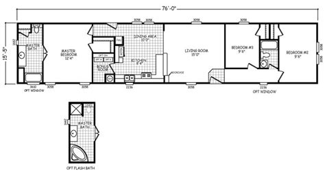 Alamosa 16 X 76 1172 Sqft Mobile Home Factory Select Homes Single