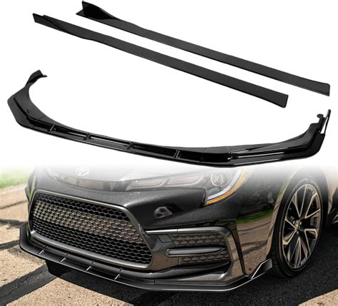 Q1 Tech 9 Piece Front Bumper Lip And Side Skirt Extensions