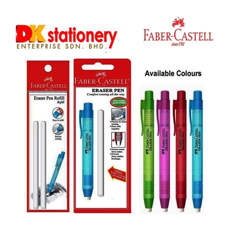 Faber Castell Eraser Pen Eraser Pen Refill Shopee Malaysia