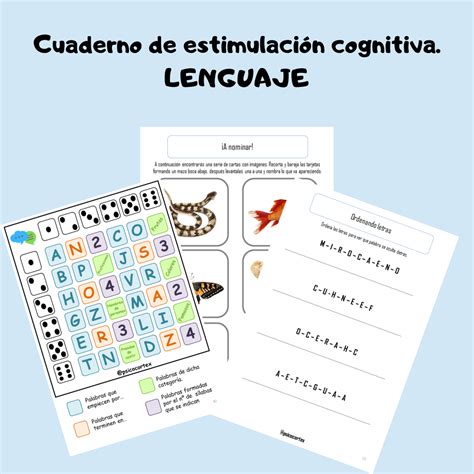 Cuadernillo Estimulaci N Cognitiva Del Lenguaje Fonolog A Parte