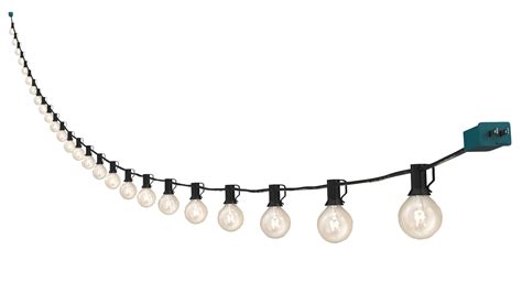 3d Model Outdoor String Lights Turbosquid 1997406