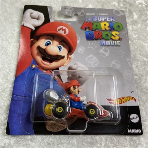 HOT WHEELS MARIO The Super Mario Bros Movie Mario Kart Illumination Race Car PicClick UK
