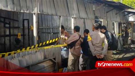 Korsleting Listrik Diduga Penyebab Kebakaran Pasar Relokasi Kota Batu