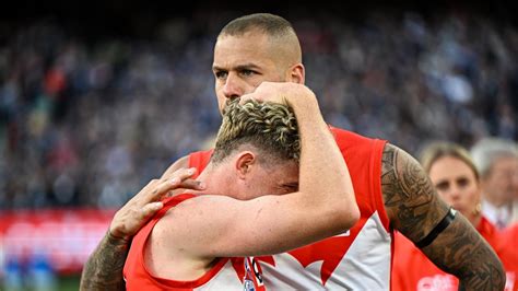 Afl Grand Final 2022 Chad Warner John Longmire On Sam Reid Sydney