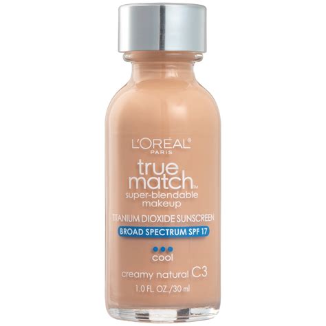 L'Oreal Paris True Match Super-Blendable Foundation Makeup, SPF 17 ...