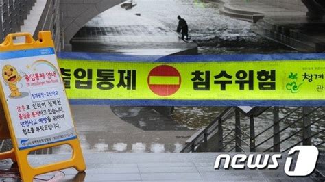 중부지방 집중호우로 곳곳 침수잠수교 등 통제종합 네이트 뉴스