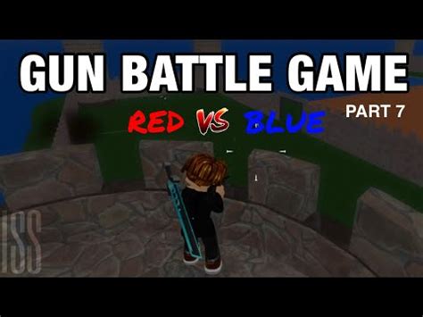 Red Vs Blue Gun Battle Gameplay Part Roblox Red Vs Blue Gun