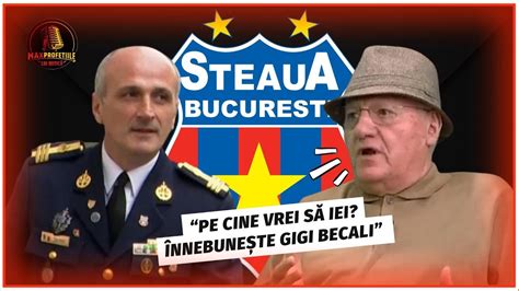 Pe Cine Ar Aduce Florin Talpan Comandant La Csa Steaua Youtube