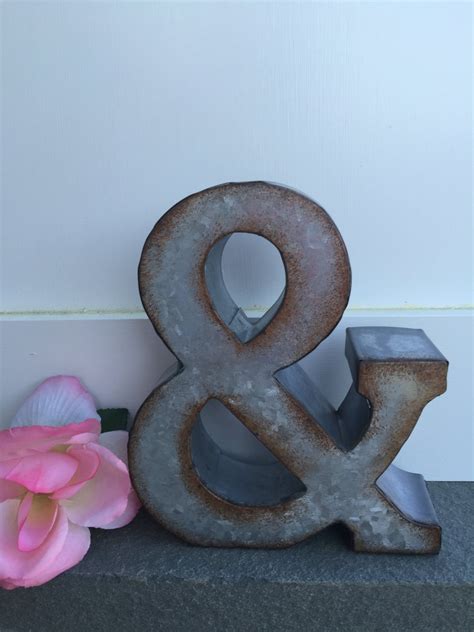 Metal Letters/ Wall Decor/ Wall Metal Letter/ Galvanized