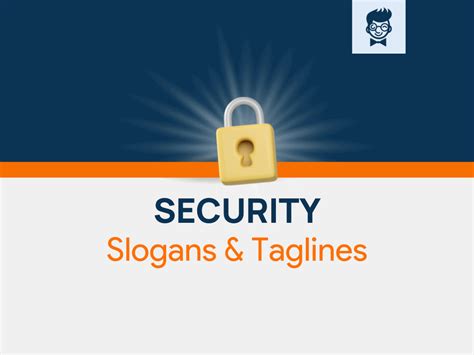 608+ Security Slogans And Taglines (Generator + Guide) - BrandBoy