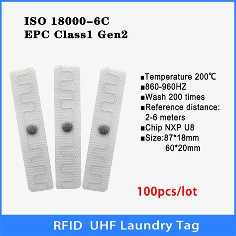 Rfid Uhf Laundry Tag Mhz High Temperature Resistant Rfid Smart