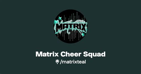 Matrix Cheer Squad Instagram Facebook TikTok Linktree