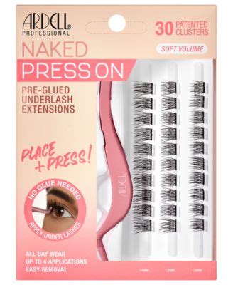 Ardell Naked Press On Pre Glued Underlash False Lash Extensions Macy S
