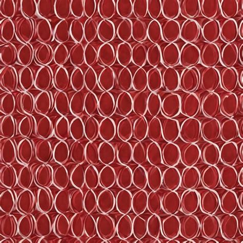 Premium AI Image | Red and white geometric pattern on a red background