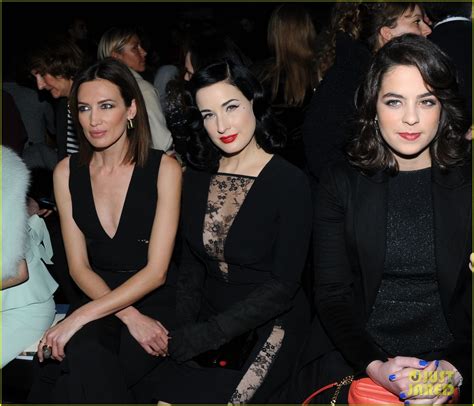 Dita Von Teese Glams Up Paris Fashion Week At Elie Saab Jean Paul