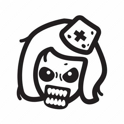 Brain Eater Nurse Walker Zombie Icon Download On Iconfinder