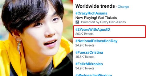 BTS Fans Celebrate Suga S Solo Mixtape Debut By Trending