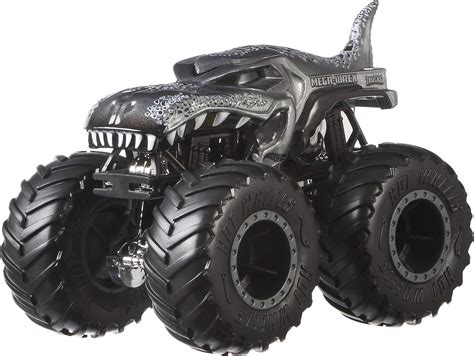 Hot Wheels Monster Trucks Monster Mover Steer Clear Design Plus Three Trucks Bundle For Ages