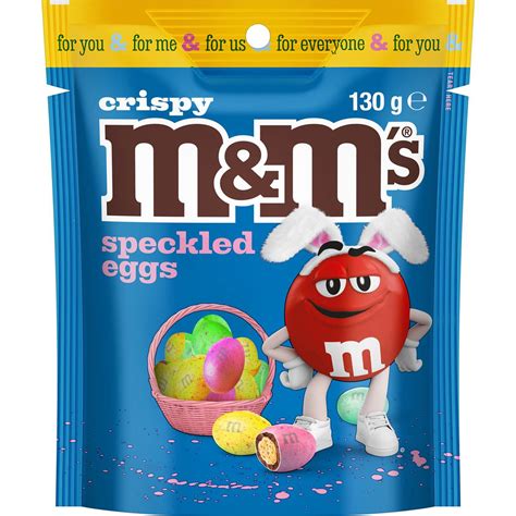 M&m's Crispy Milk Chococolate Speckled Easter Egg 130g | Woolworths