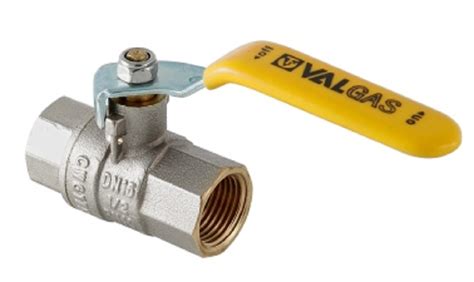 Кран шаровой газовый 1" ВР VALGAS, ручка