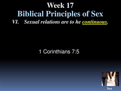 Biblical Principles Of Sex Ppt Download