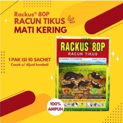 Jual RACUN TIKUS CAP RACKUS 80P AMPUH Shopee Indonesia