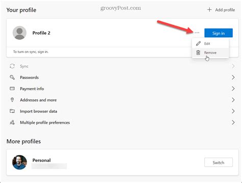 How To Manage Microsoft Edge User Profiles Solveyourtech